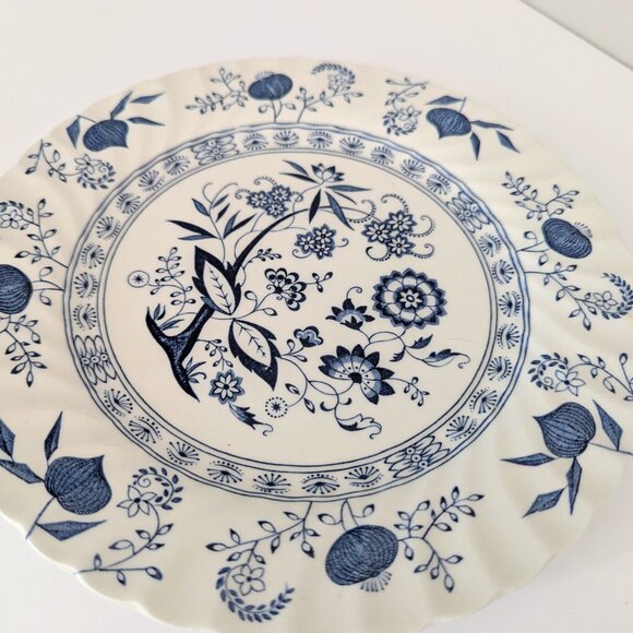 🇬🇧 Vintage Johnson Brothers Nordic Blue Dinner Plate Made In England - Picture 4 of 7